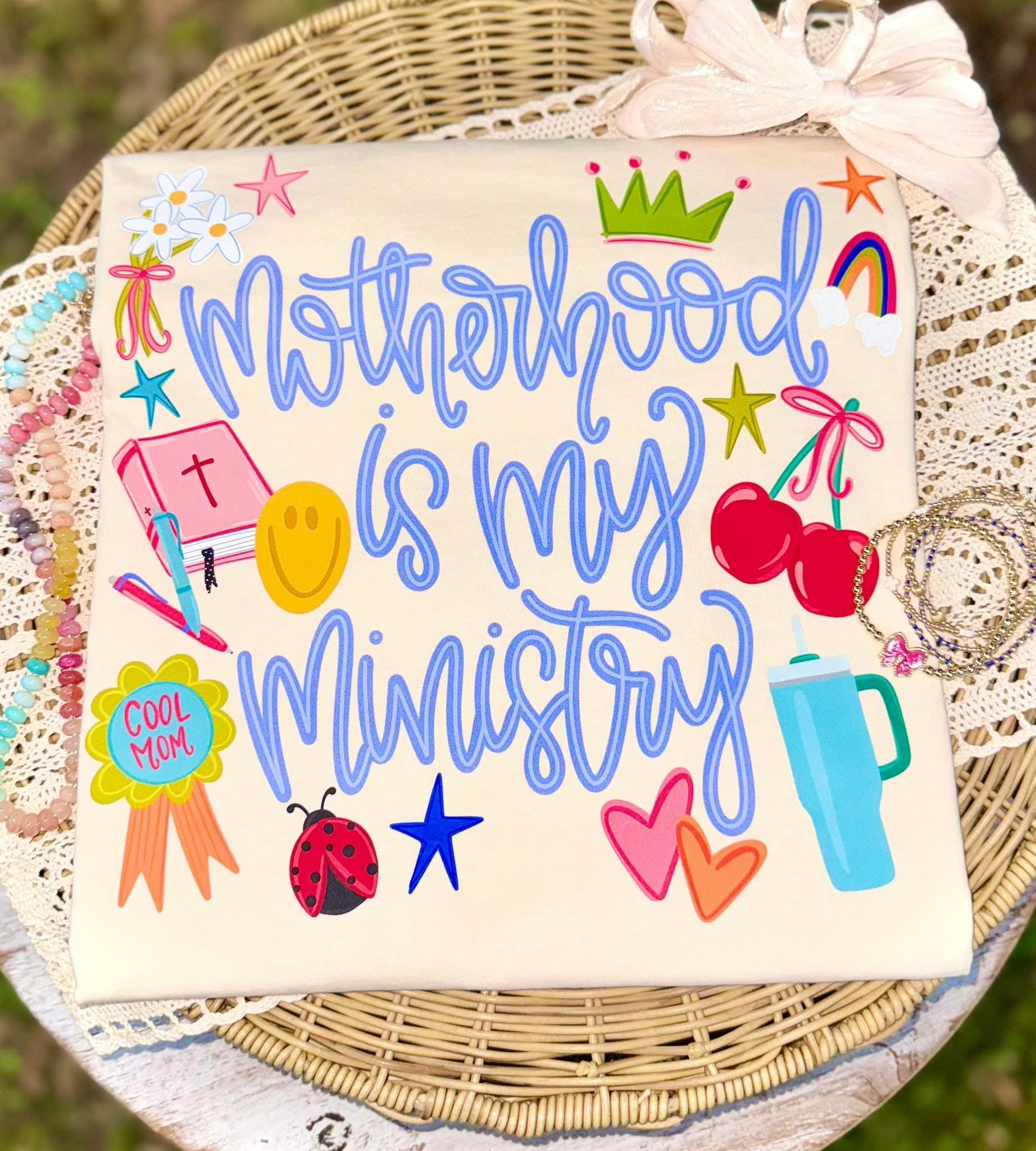 Spring Motherhood is my Ministry Tee.