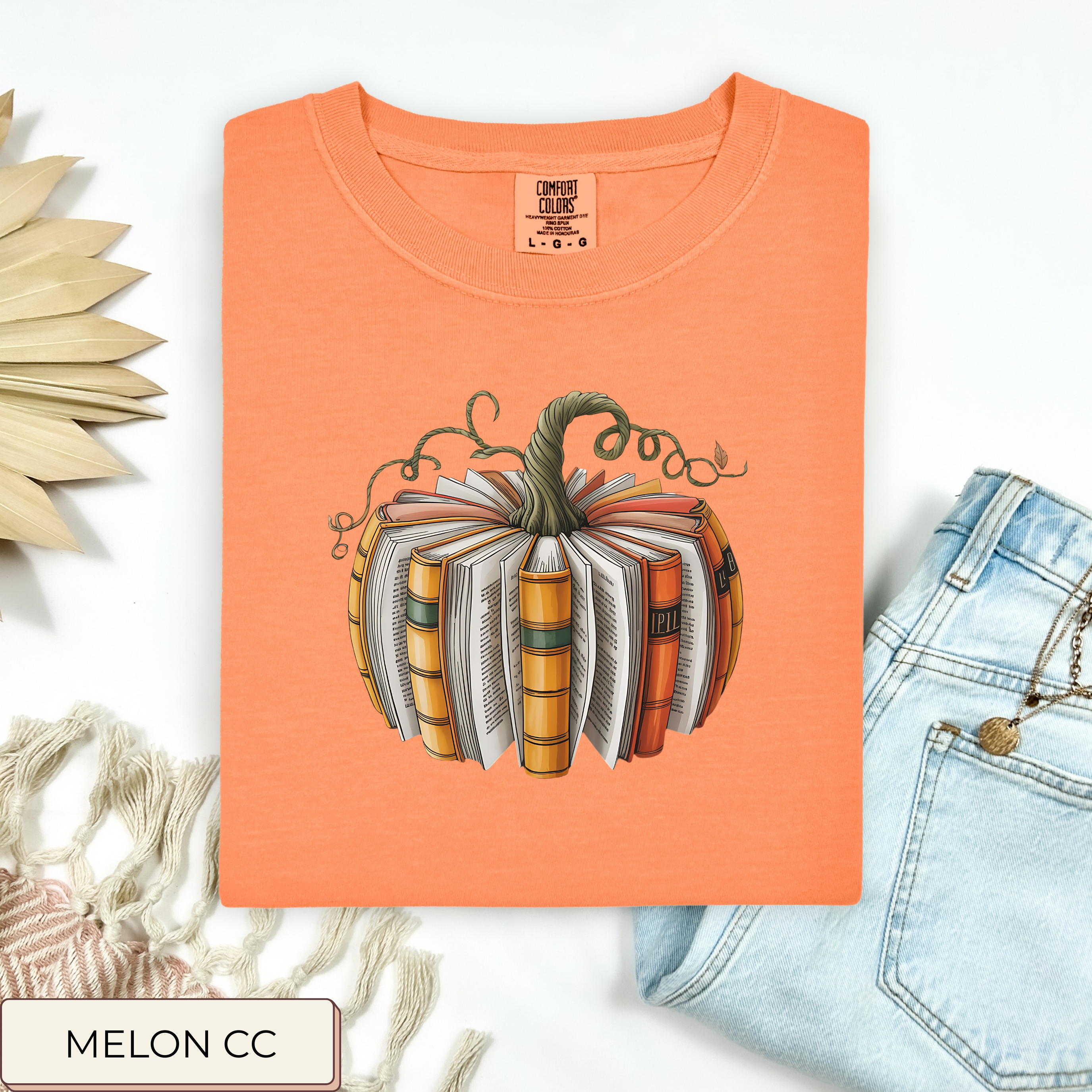 Book Pumpkin Tee.