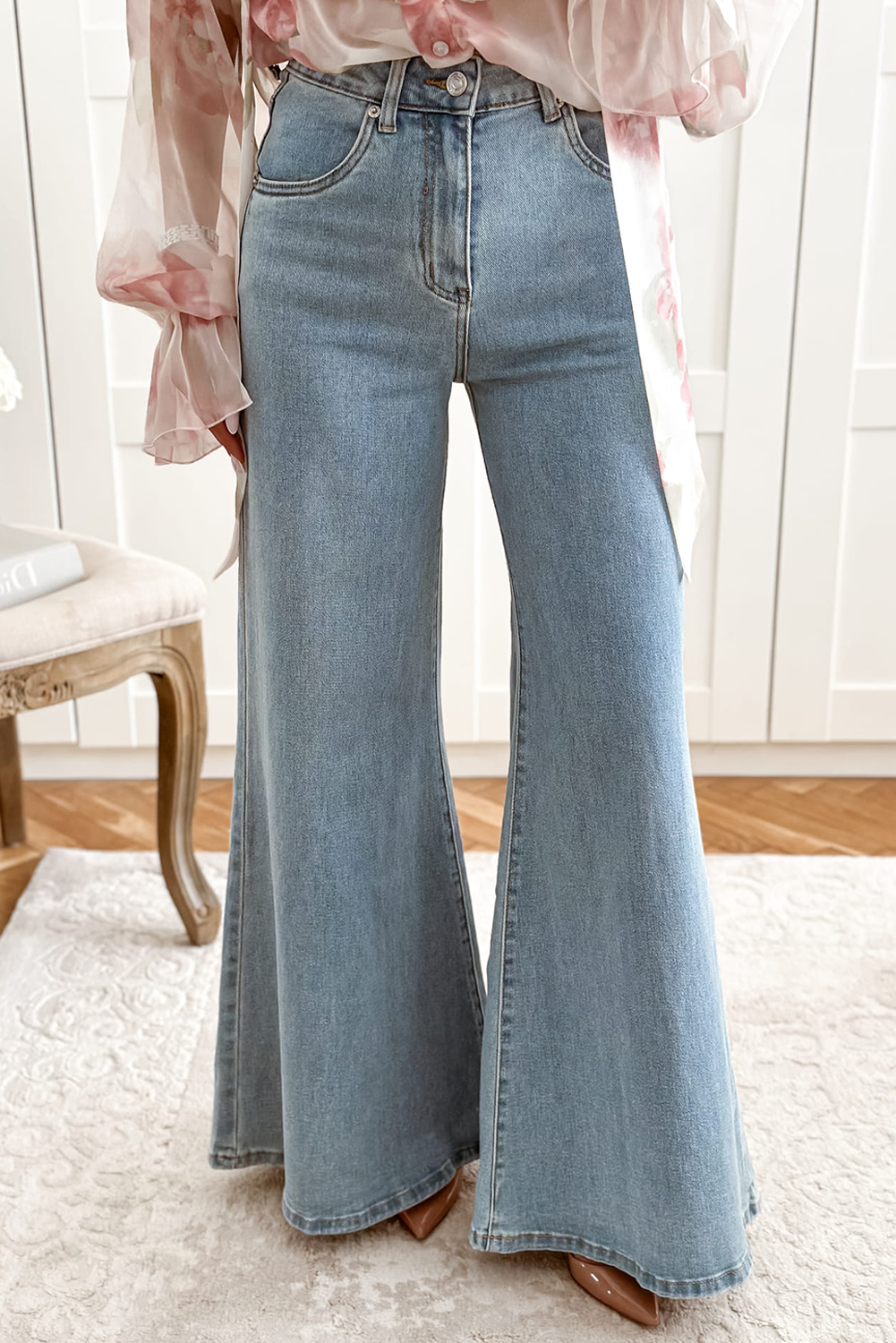 Blue Bell Bottom Jeans FB