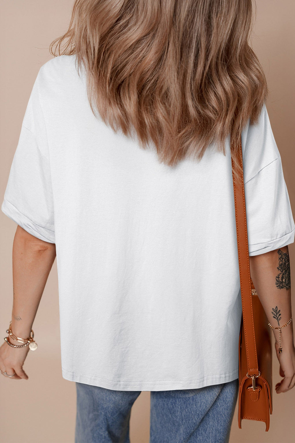 Sequin Patriotic Bow Oversized Top