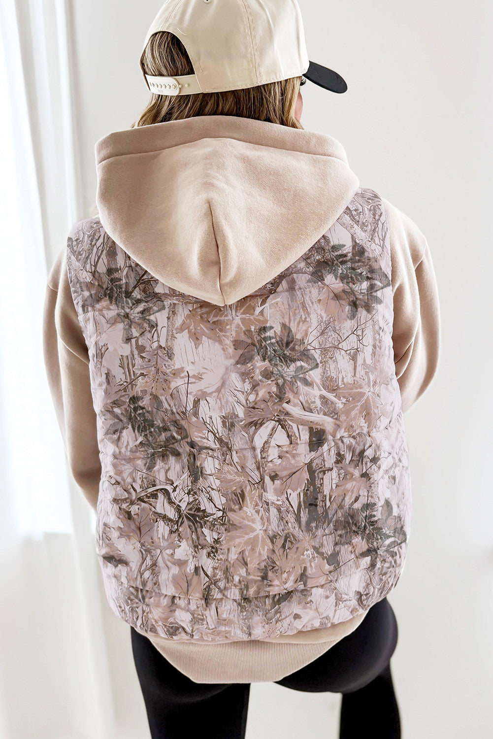 Brown Camo Puffer Vest FB