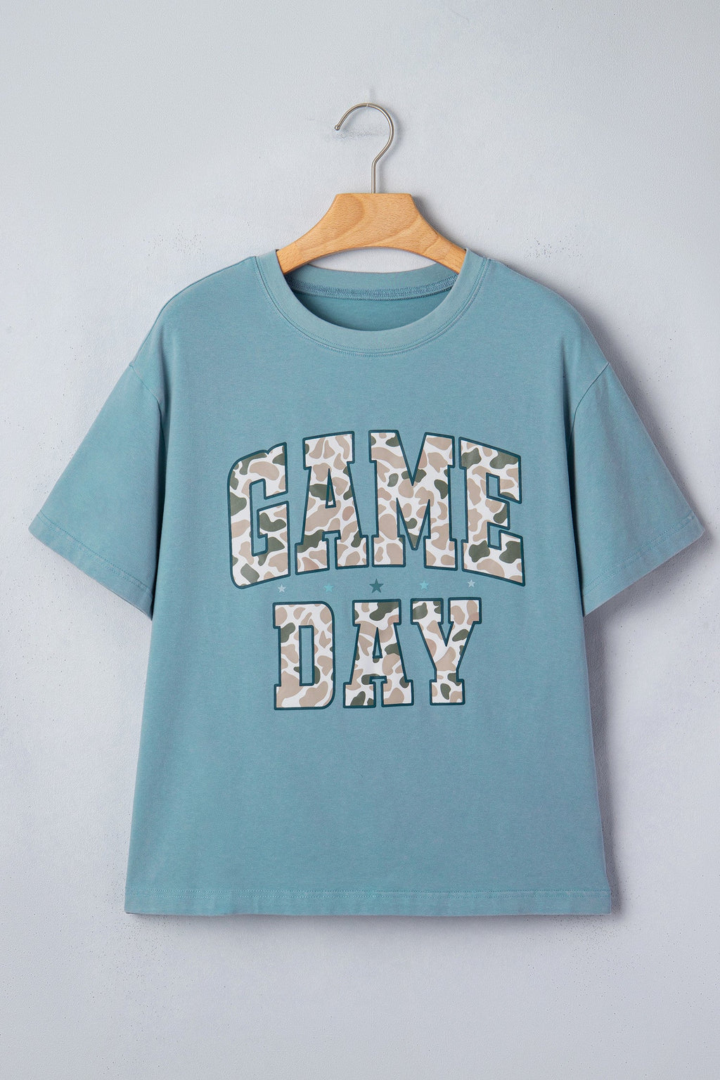 Blue Camo Game Day Shirt