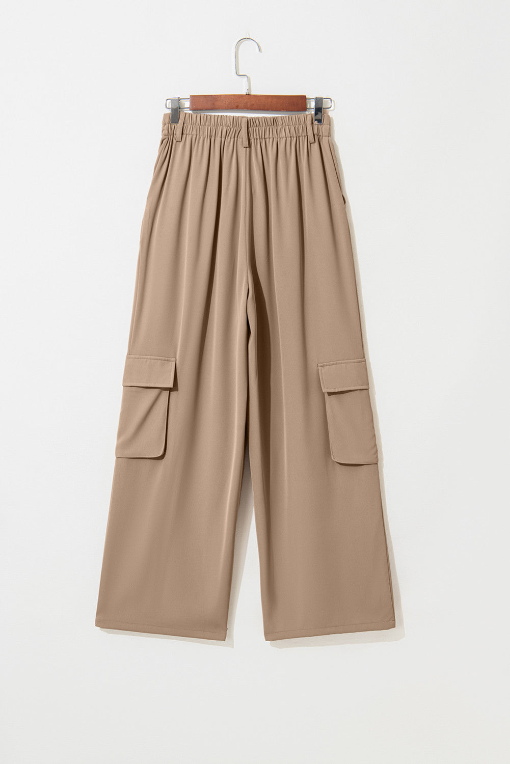 Elastic High Waist Cargo Pants RTS