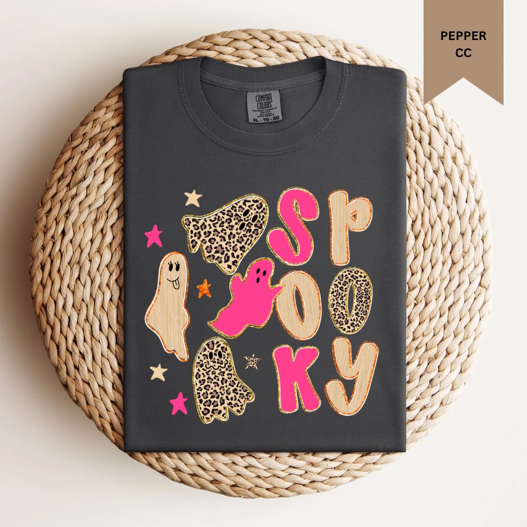 Neon Spooky Ghost Tee.