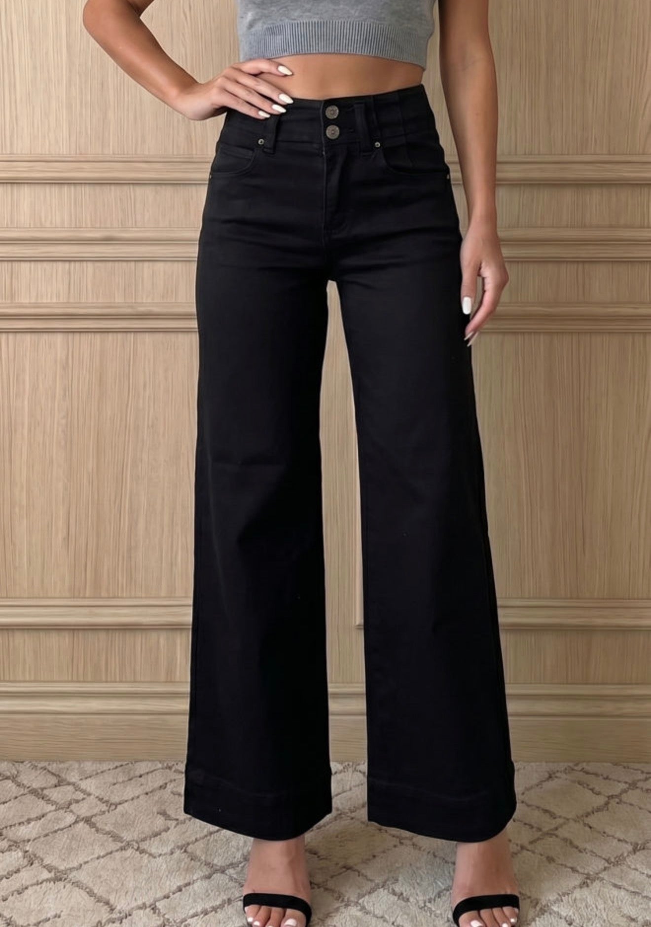 High Waist Flares