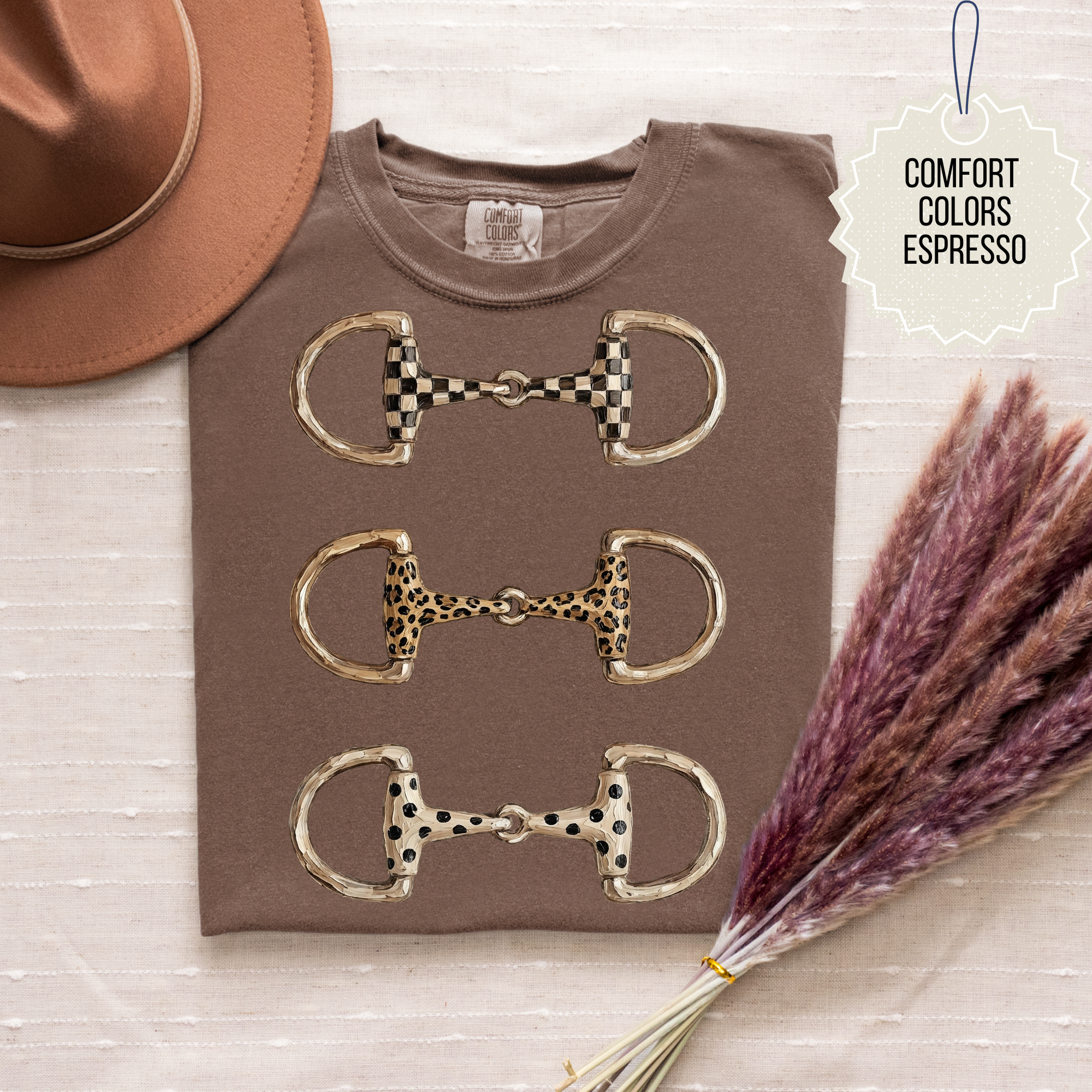 Horse Bit Print Tee.