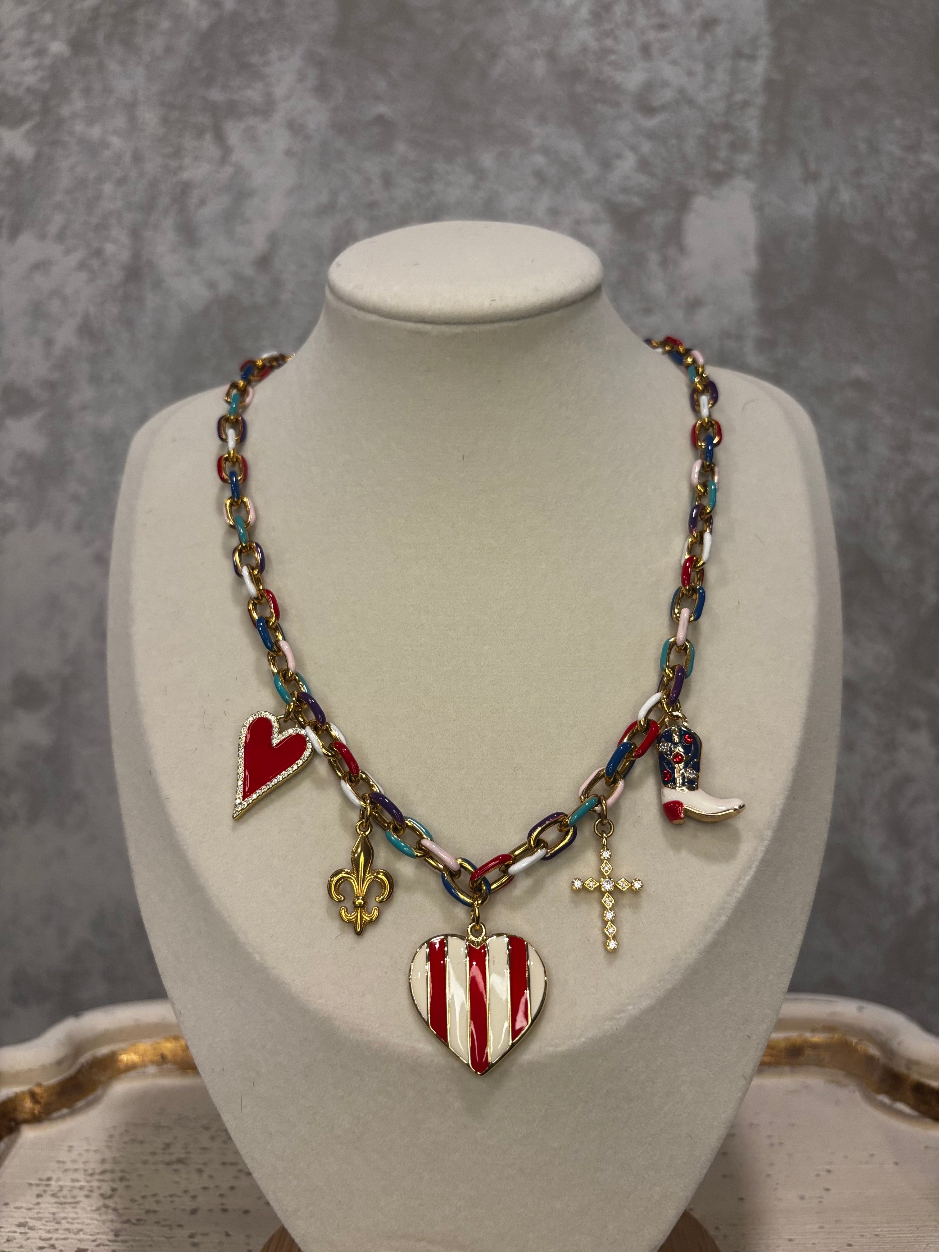 Colorful Charm Necklace
