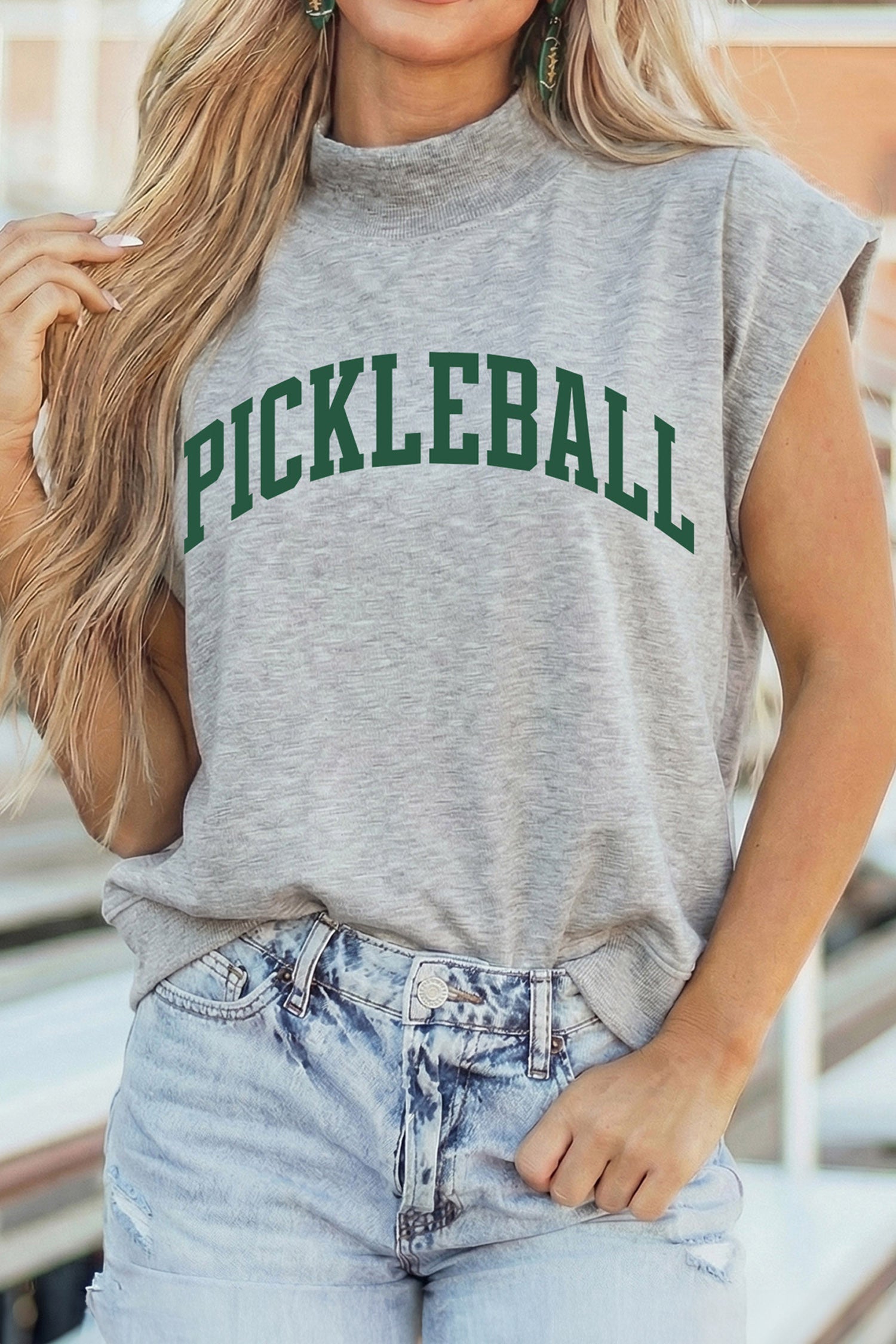 Pickleball Mock Neck