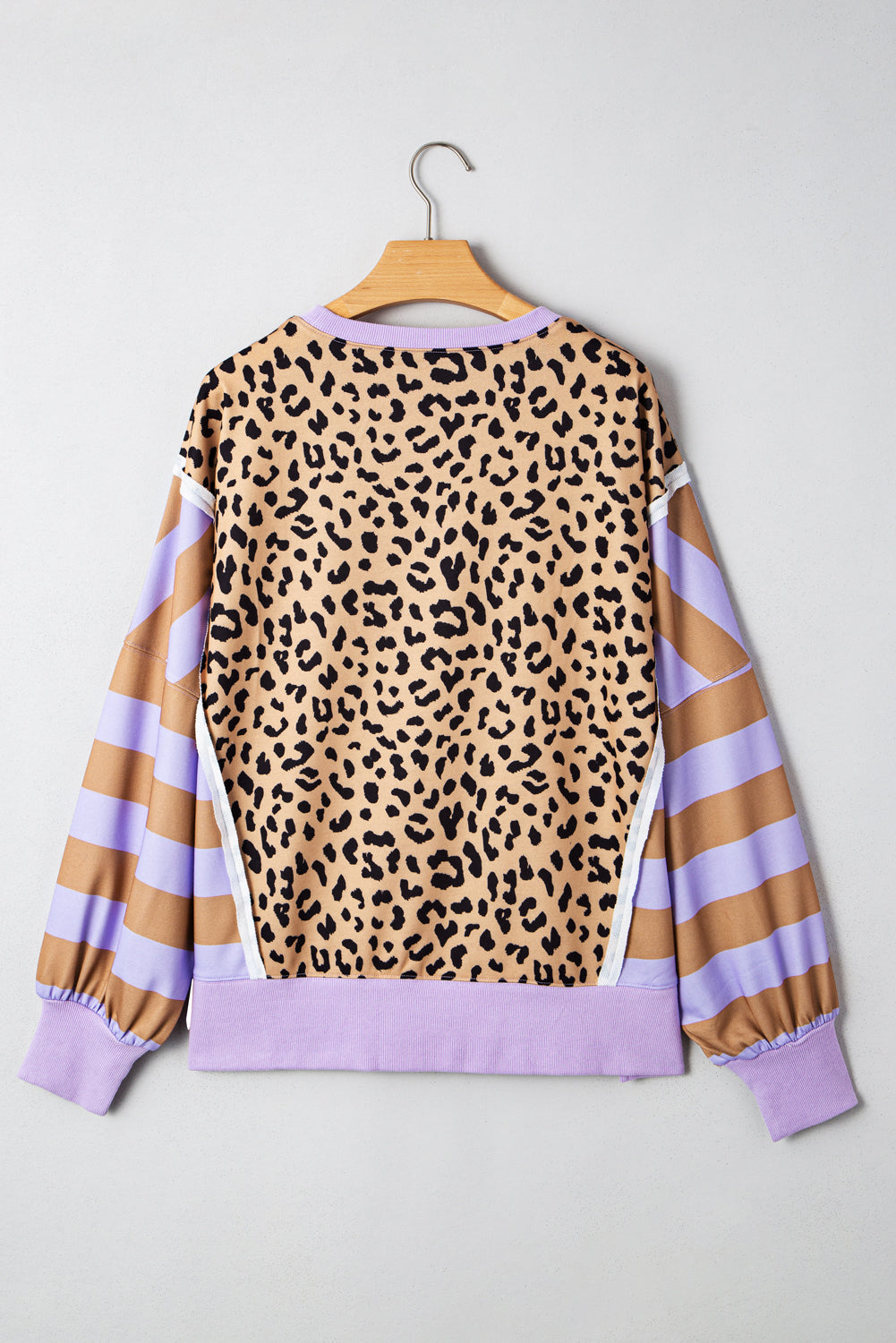 Stripe Leopard Pullover RTS