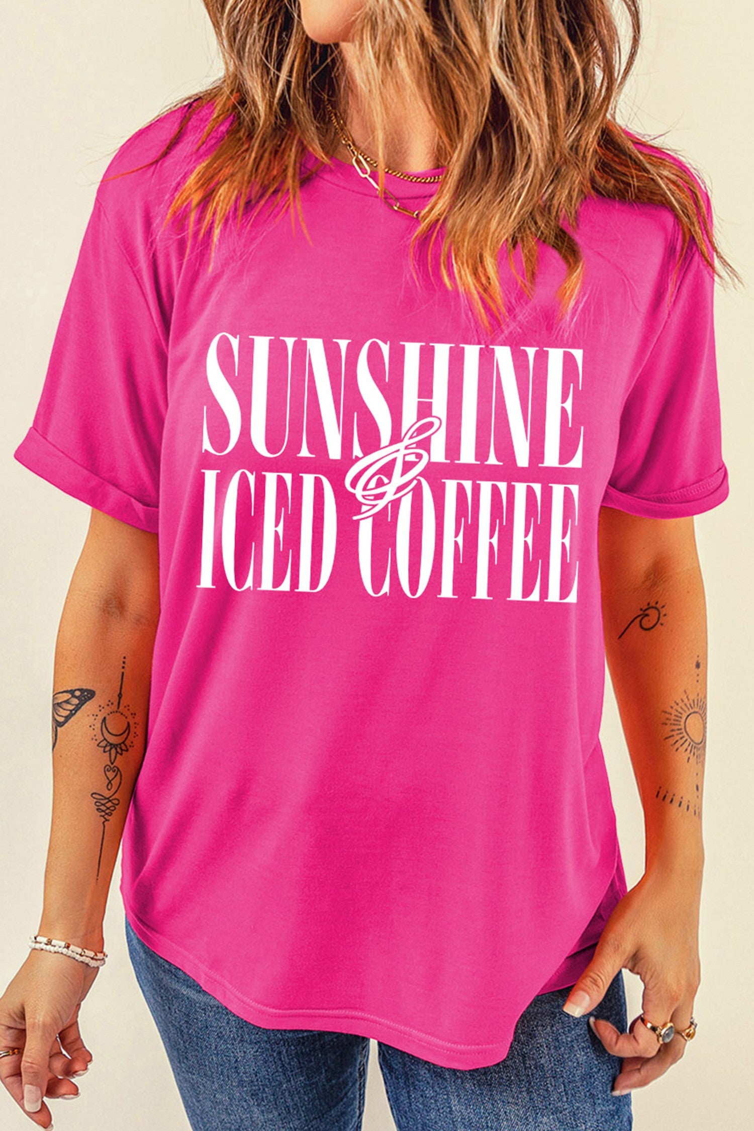 Rose SUNSHINE ICED COFFEE Shirt