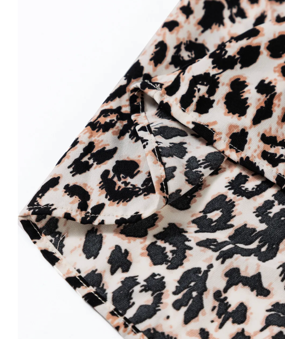 APRICOT LEOPARD MAXI DRESS-OOTD