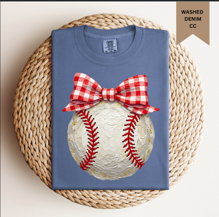 Baseball Drop - Painted Baseball Tee.