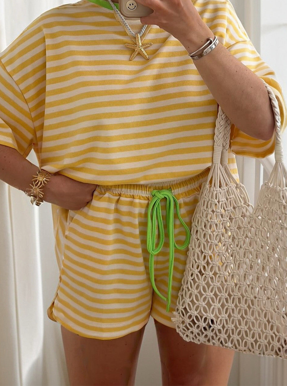 Yellow Stripe Loose Set