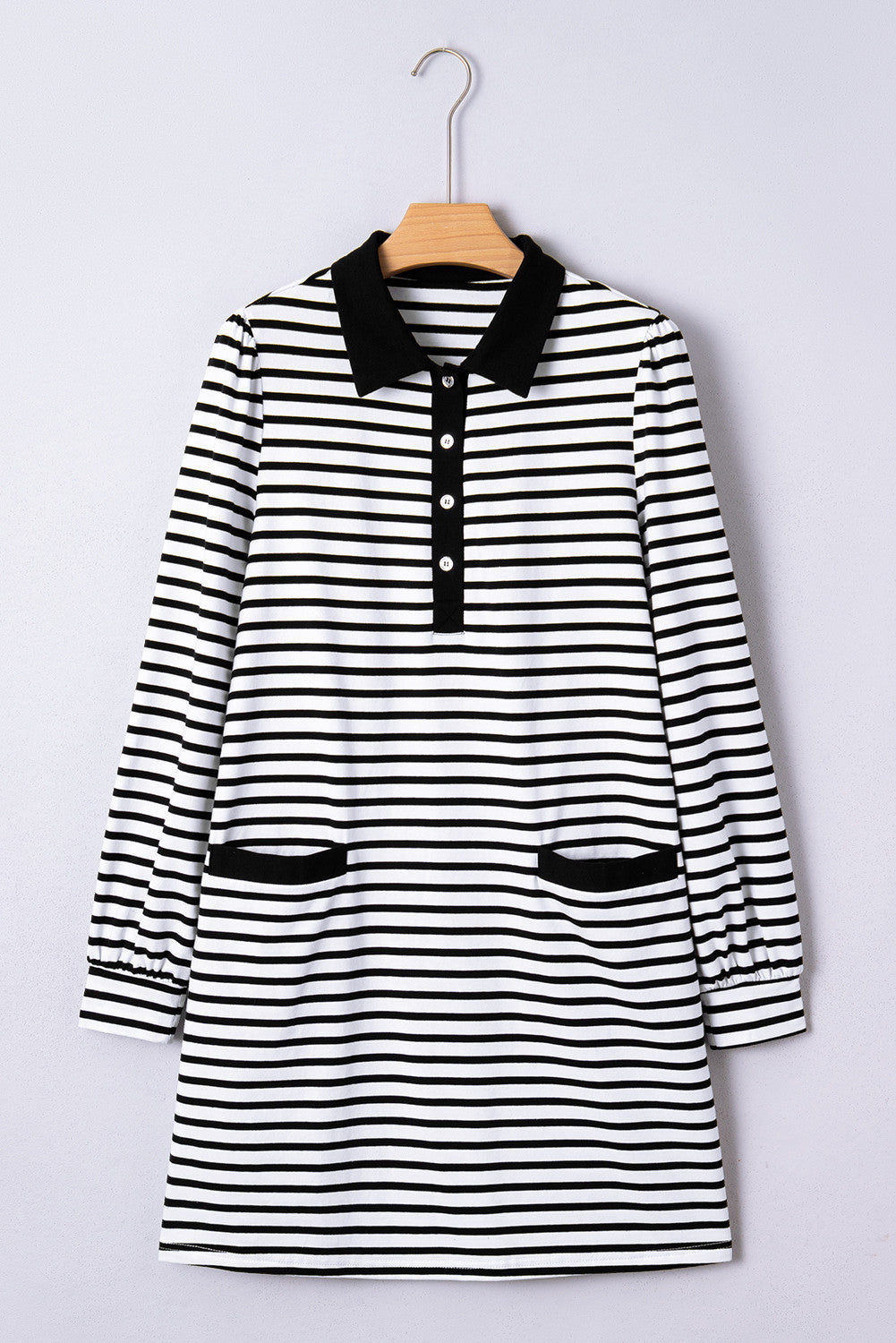 Stripe Collared T Shirt Dress November.