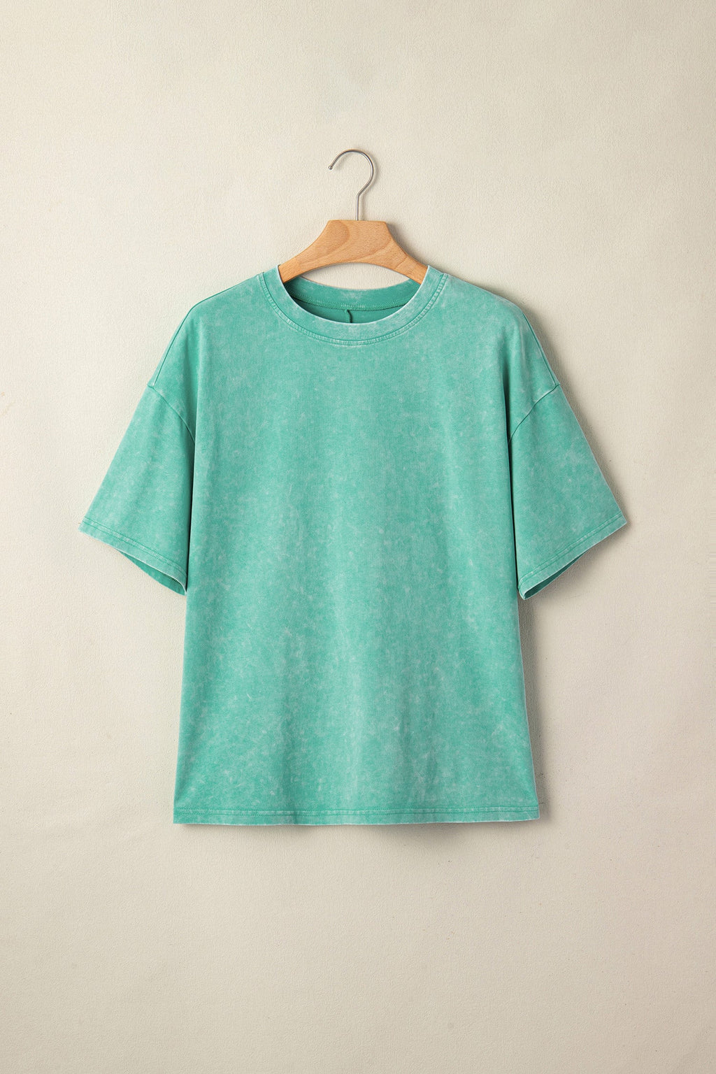 Mint Green Mineral Oversized Top