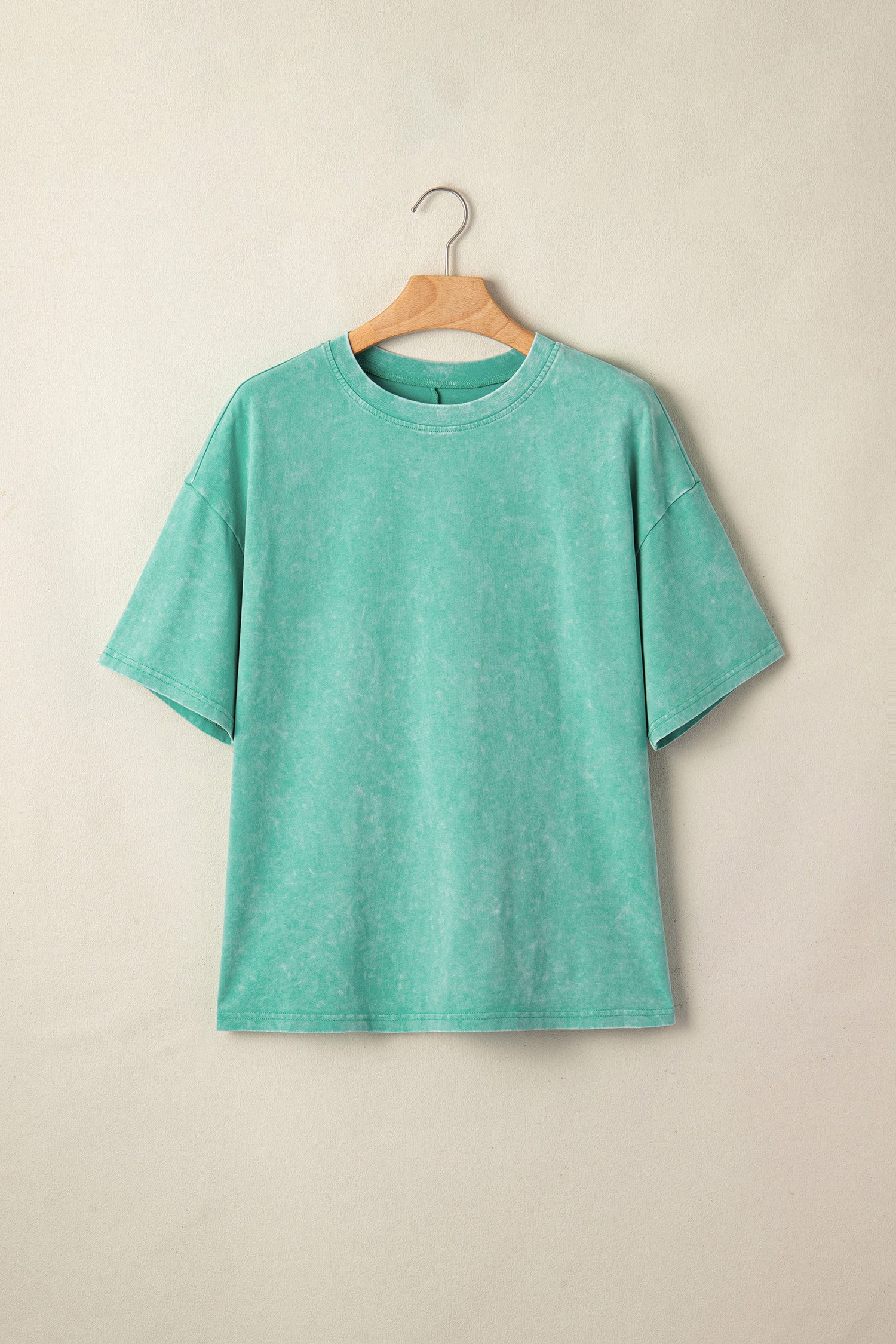 Mint Green Mineral Oversized Top