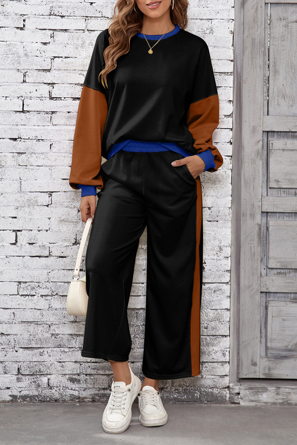 Colorblock Loose Pullover RTS