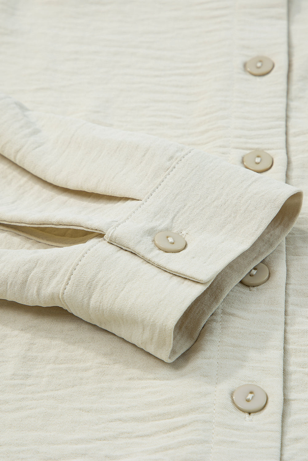 Beige Crinkle Pocket Shirt FB