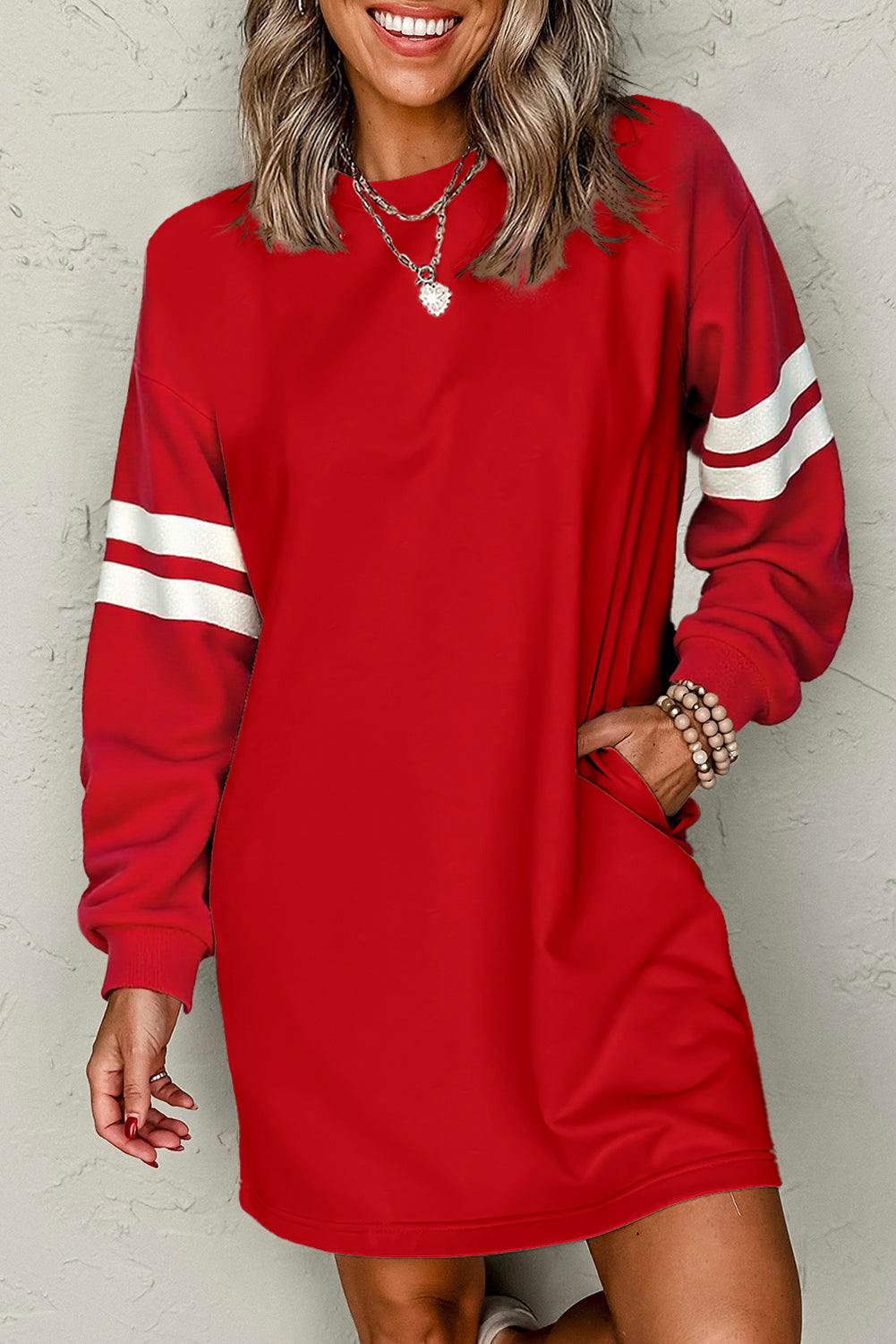 Varsity Dress *MULTIPLE COLORS*