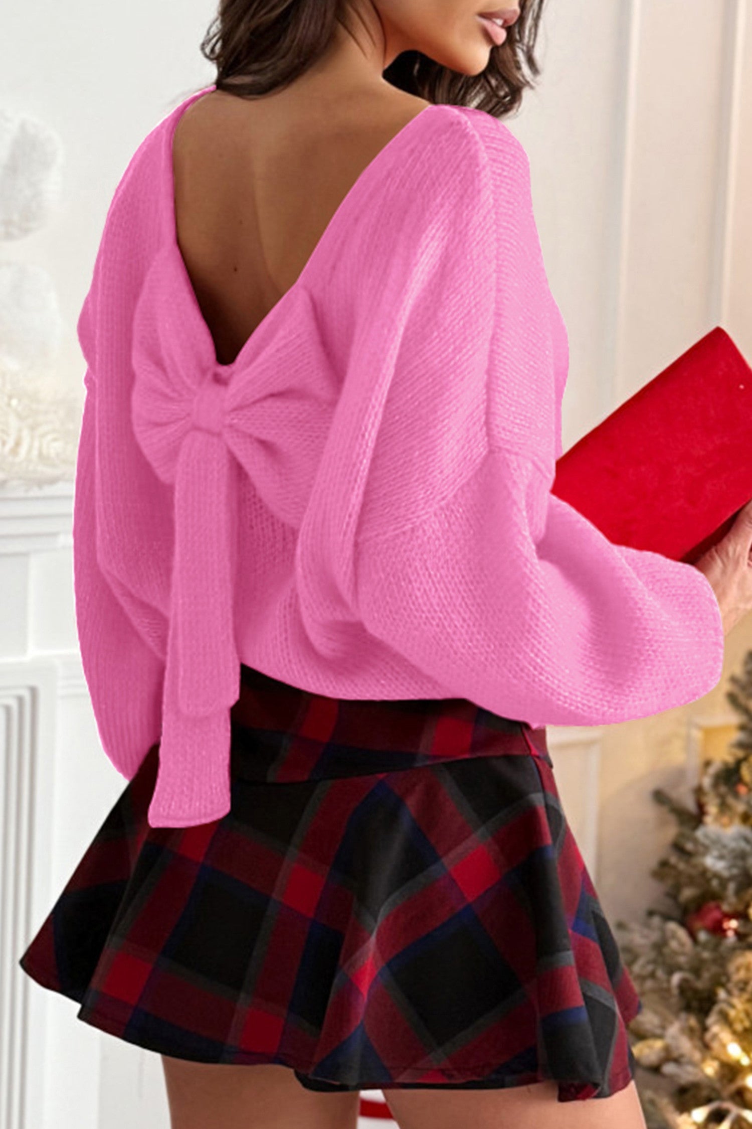 Bow Back Sweater FB