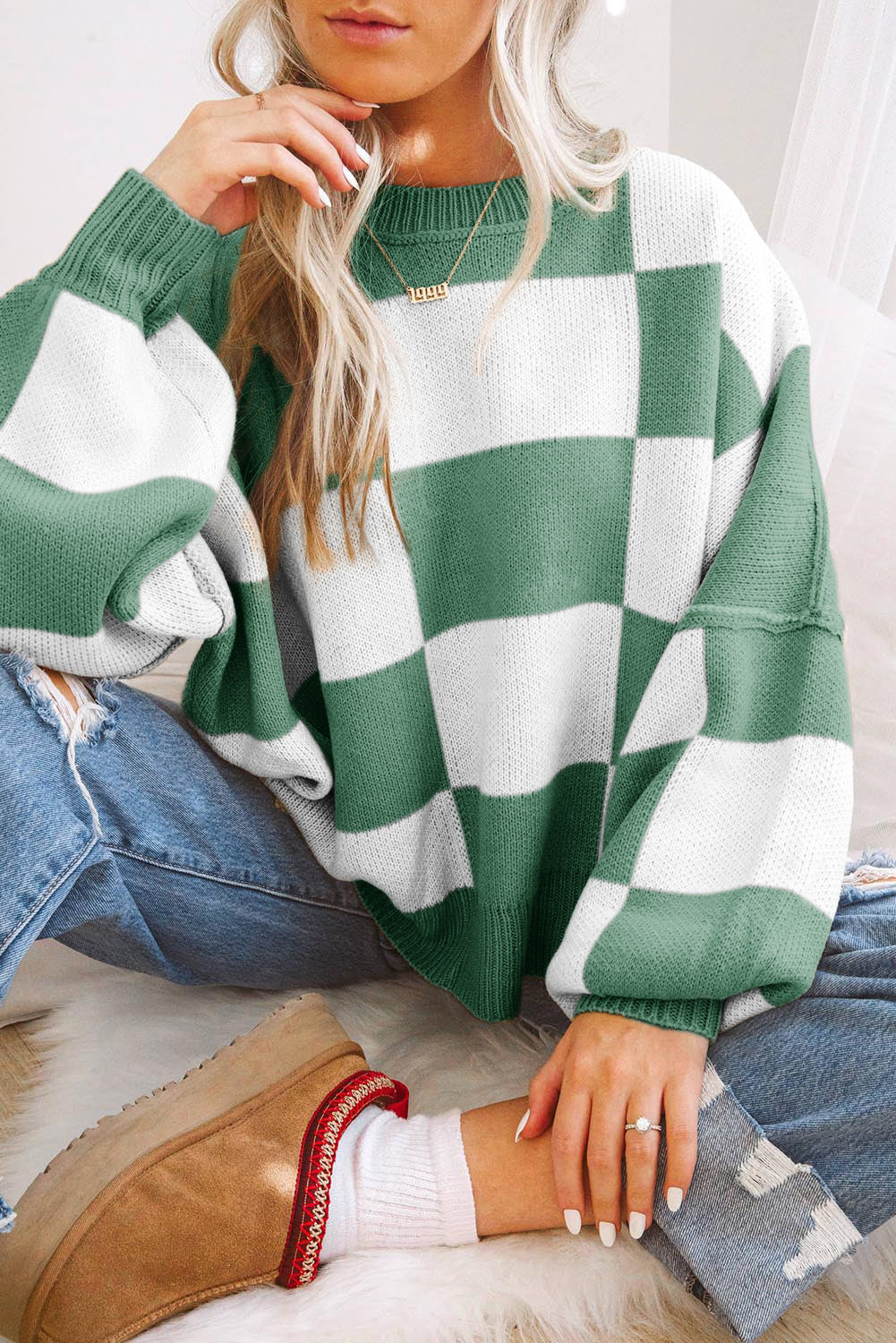 Checkered Sweater RTS