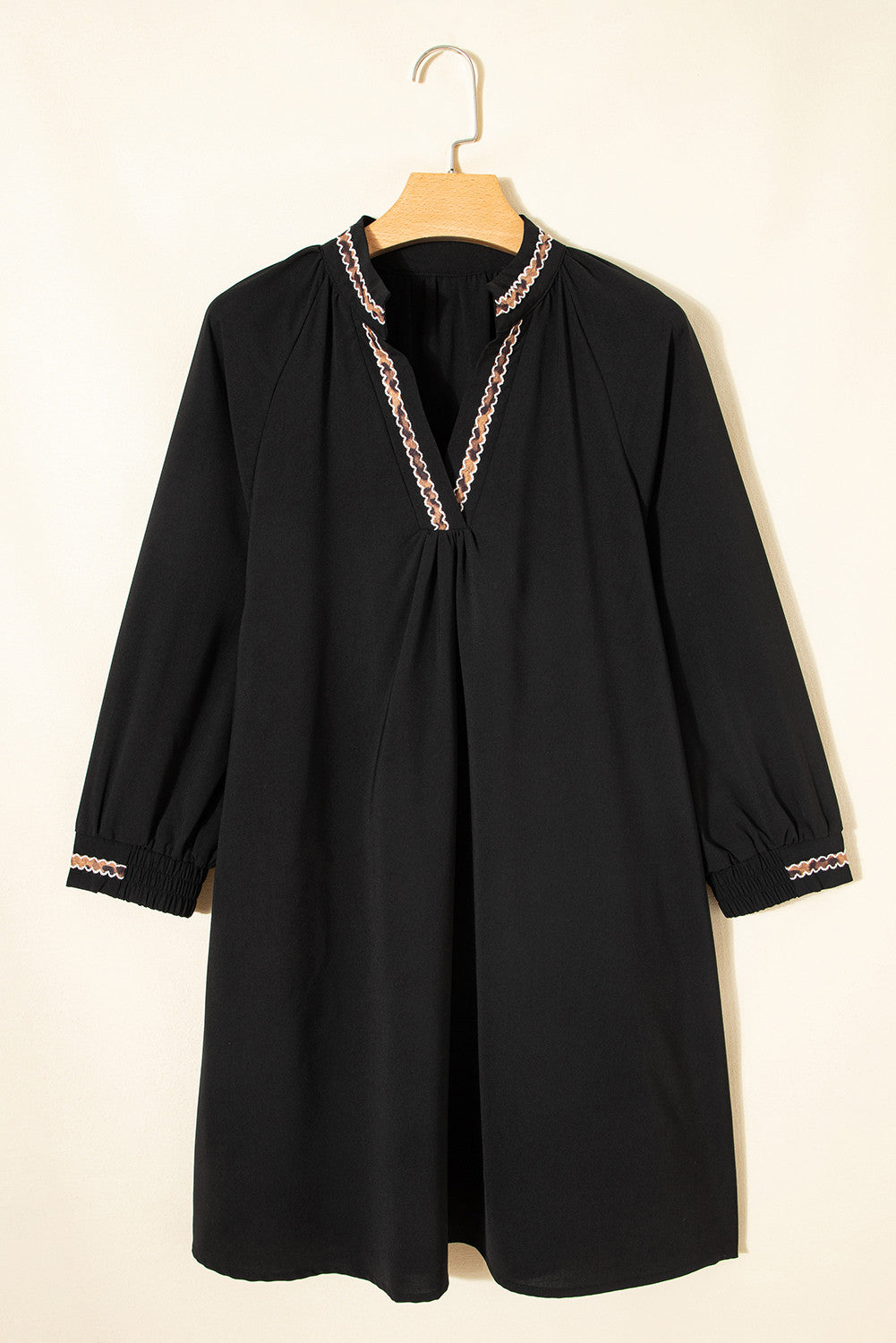 Black Trim Mini Dress October.